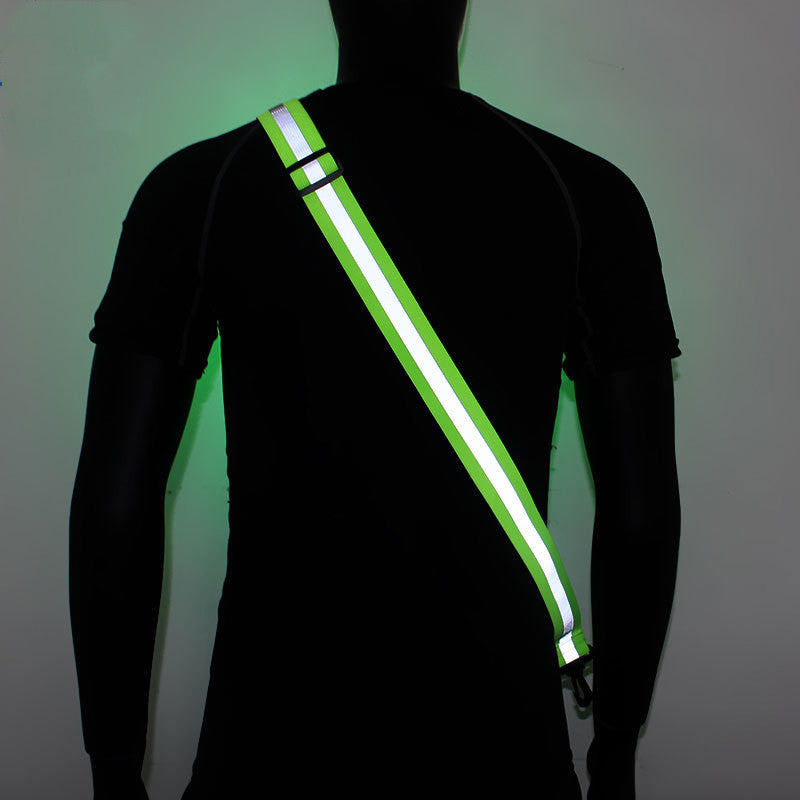 LED Luminous Shoulder Strap USB Charging