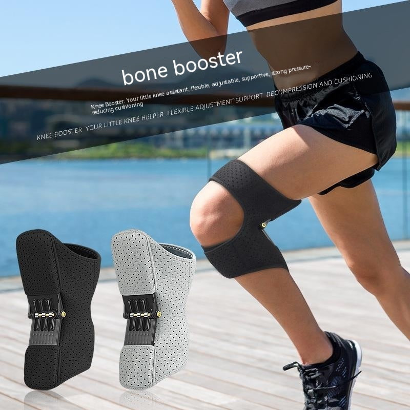 Patella Booster Spring Breathable Fixed Menisci Mountaineering Power Magic Strap Pressure Support Kneepad