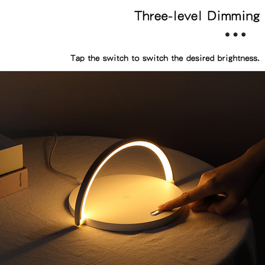 Fast Qi Wireless Charger Table Lamp